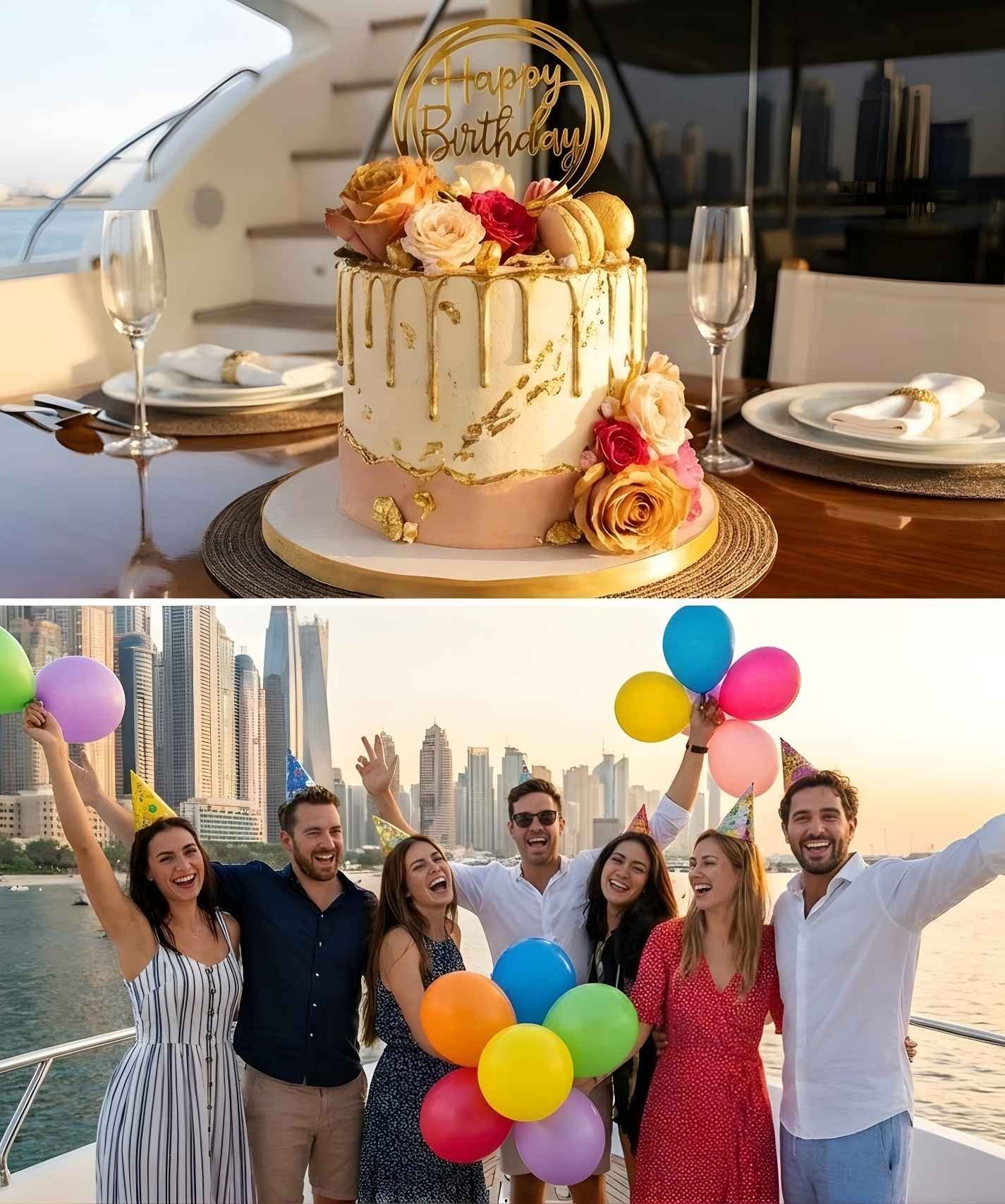 Birthday yacht departure locations in Abu Dhabi marinas