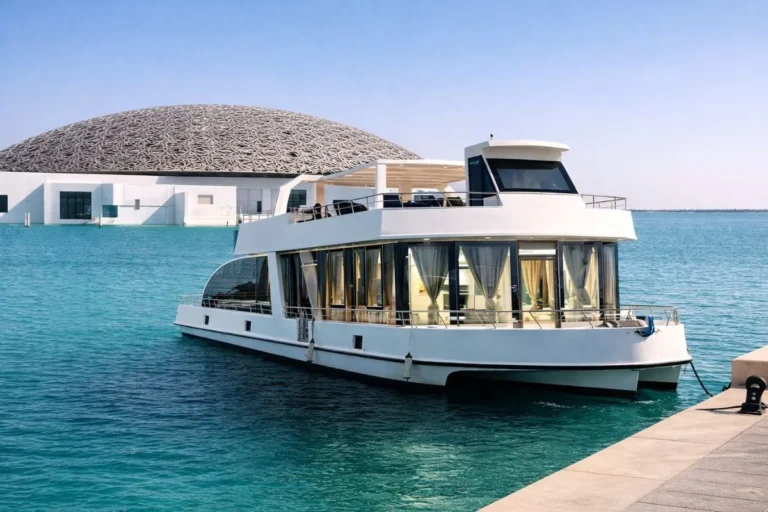 Bouquet House 90 birthday houseboat in Abu Dhabi