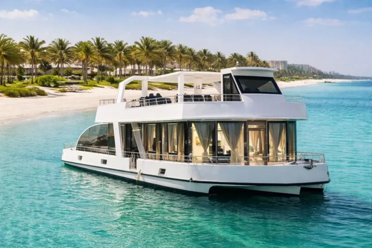 Bouquet House 90 birthday houseboat in Abu Dhabi (3)