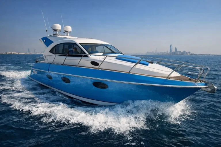 Cupcake birthday yacht in Abu Dhabi