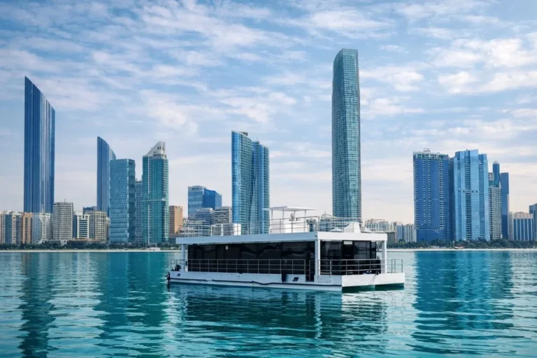 Milestone House 66 birthday houseboat in Abu Dhabi