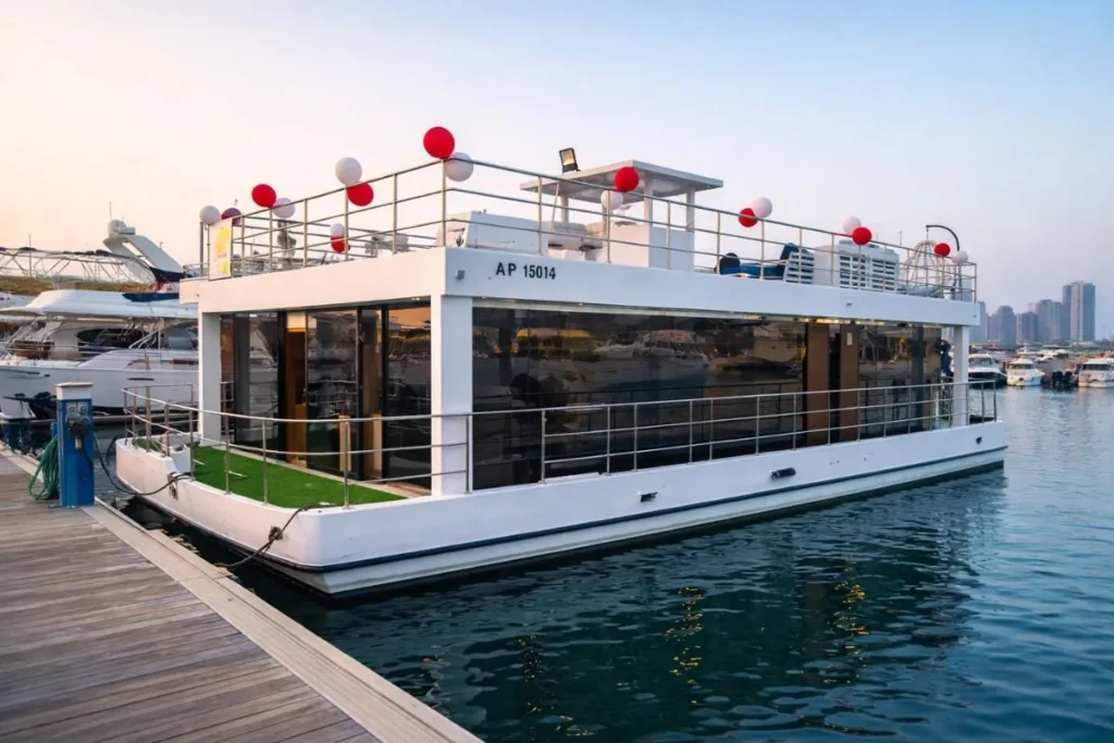 Milestone House 66 birthday houseboat in Abu Dhabi (2)