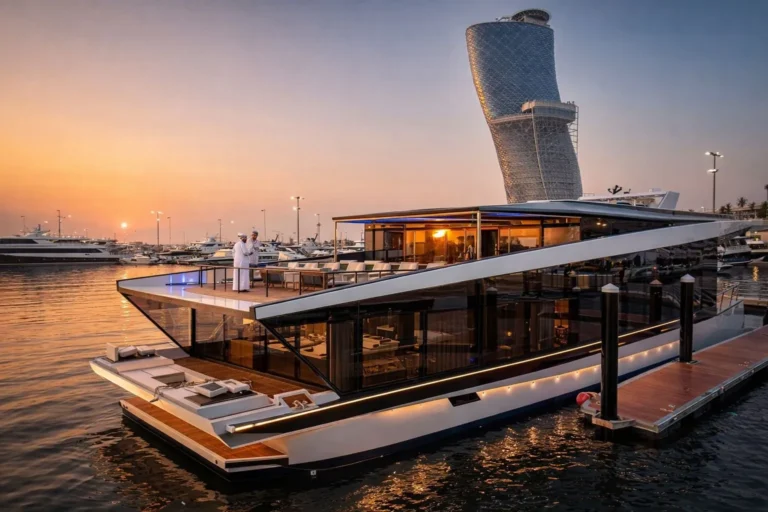 Tiara House birthday houseboat in Abu Dhabi